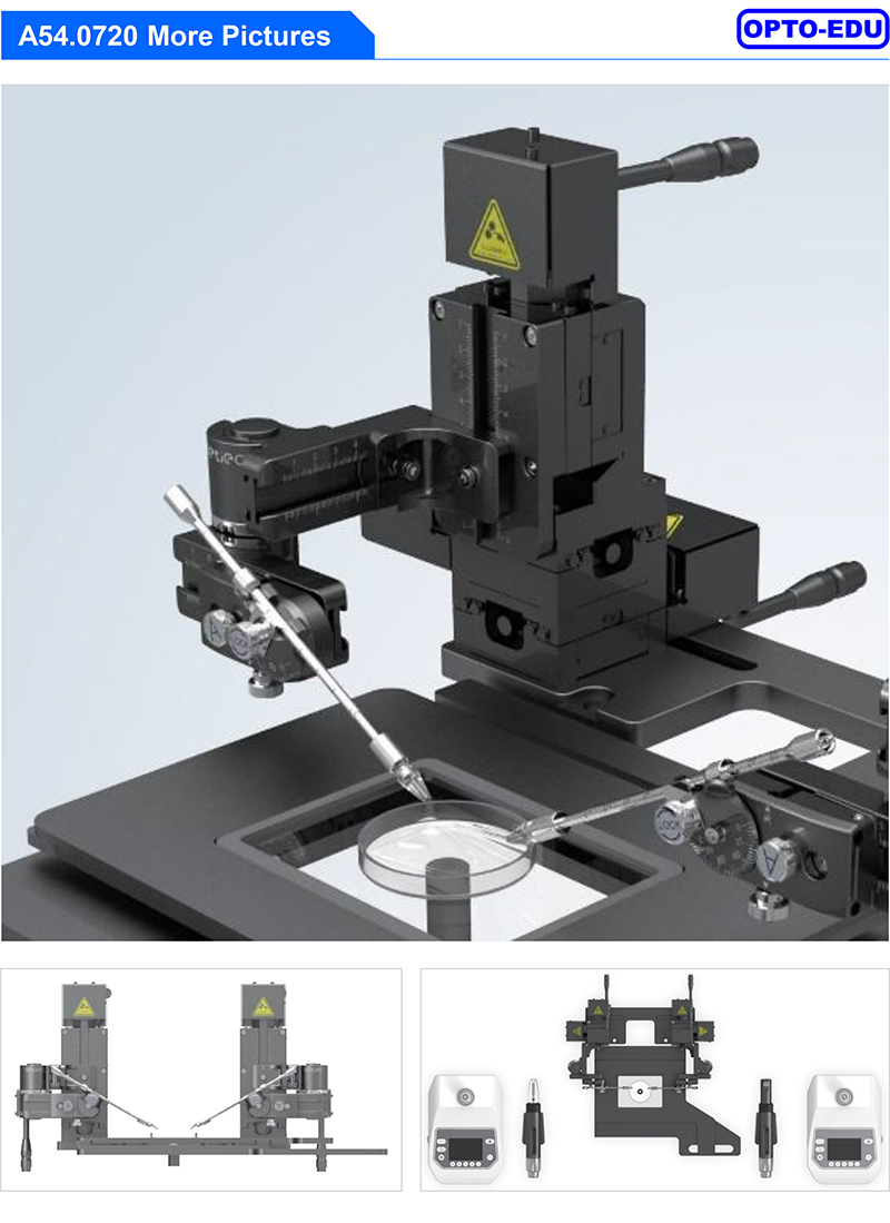 OPTO-EDU A54.0720 Micromanipulator for Inverted Microscope
