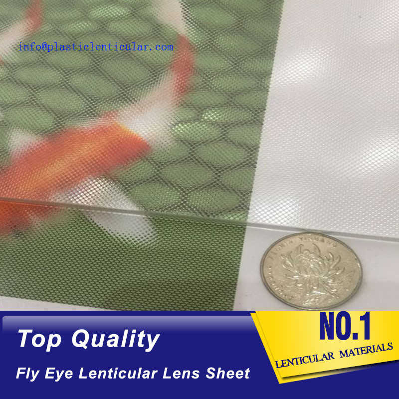 PLASTIC LENTICULAR 17 lpi lenticular fly eye lenslet sheets-360 3d microscopes and magnifying glasses