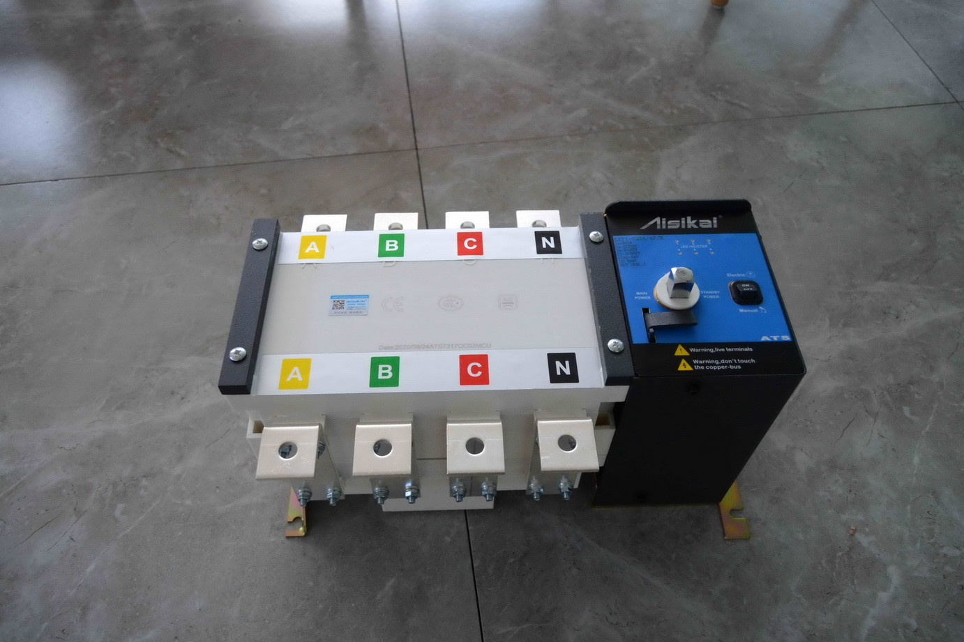 4 Poles 400A Automatic Transfer Switch ATS For Generator Set 630A 800A 1000A