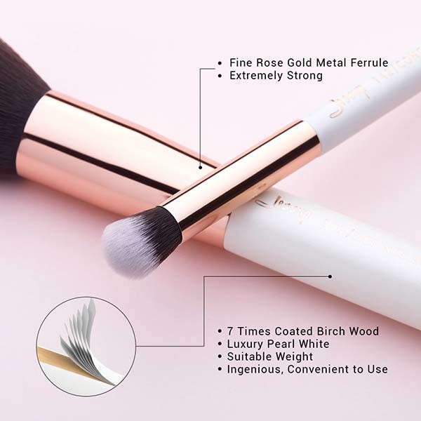 Jessup T225 Natural Synthetic Mixed Makeup Brushes Professional 20 Pieces