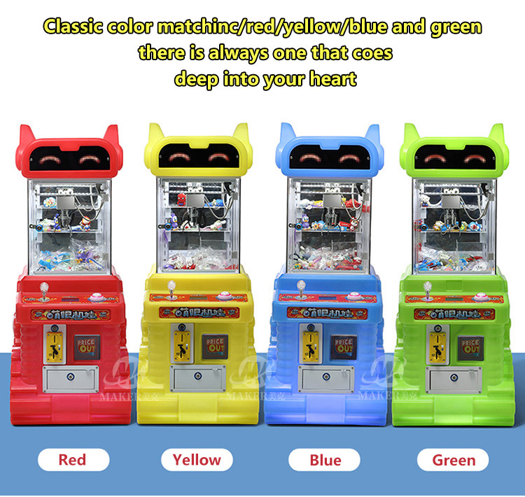 New Designed Mini Claw Machine Coin Operated Amusement Gift Game Machine Small Toy Claw Crane Doll Machine