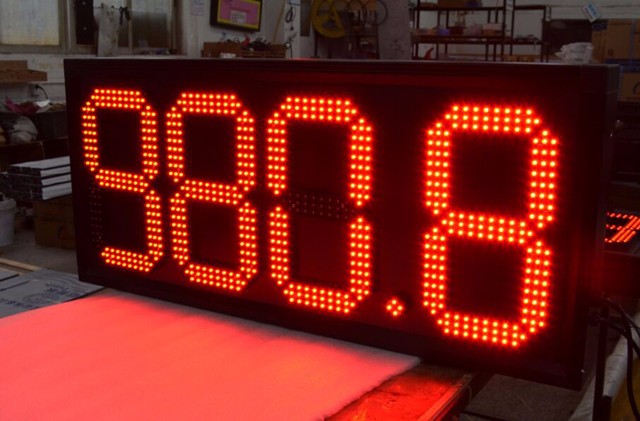 High Refresh Rate LED Gas Price Signs Waterproof Outdoor With Video Processor
