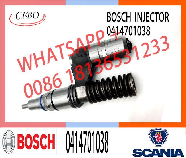 Auto Parts Fuel Injector 0414701038 0414701063 1766553 Common Rail Injector 0414701038