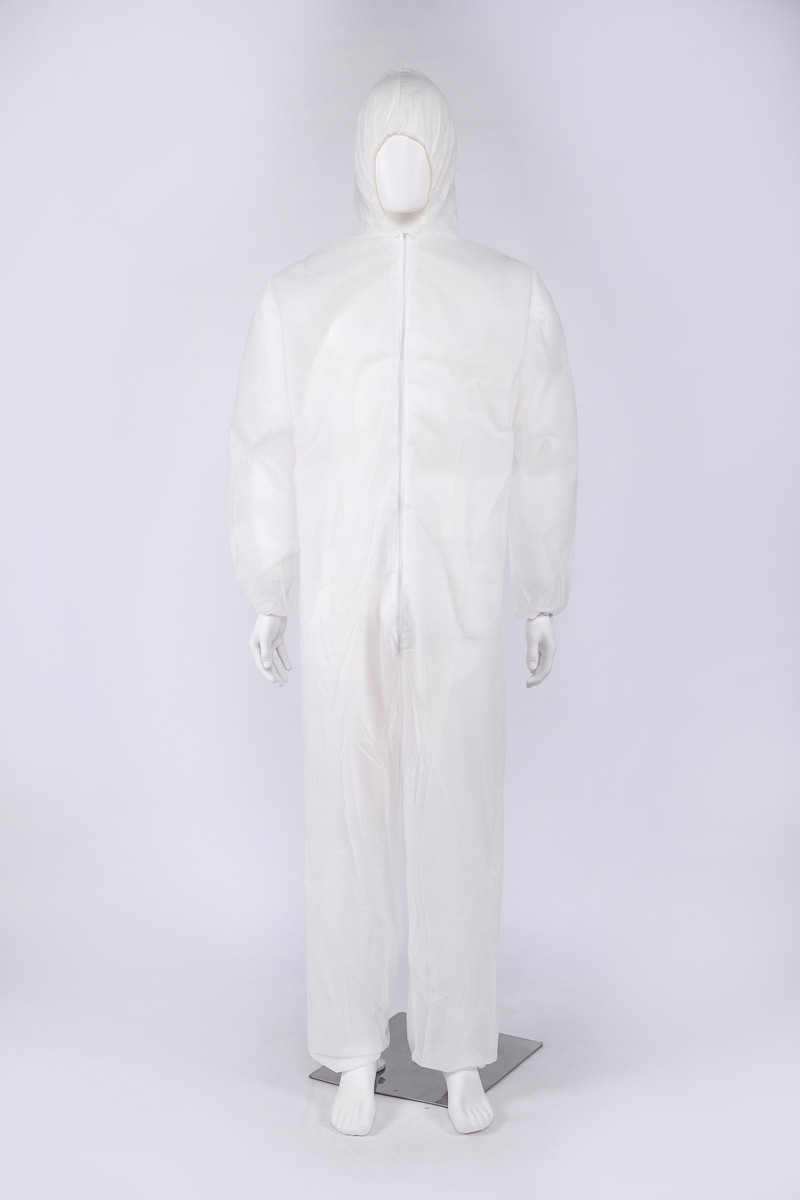 S&J Overalls disposable coverall disposable Hooded Microporous Overalls Disposable overalls for men protective