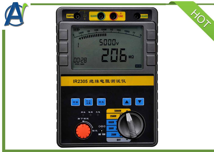 15 KV Insulation Resistance Meter Digital Voltage Adjustable Megohmmeter Megger