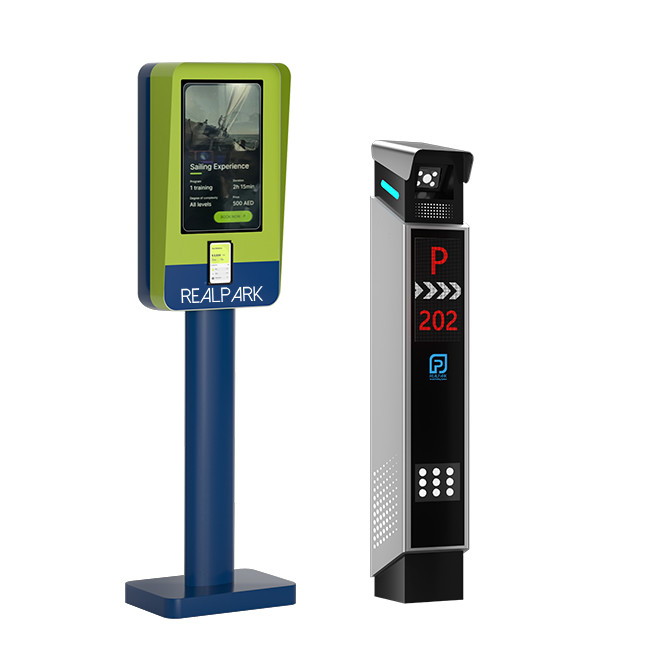QuickExit LPR Parking Payment Kiosk 21.5 Inch LCD Parking Kiosk Machine
