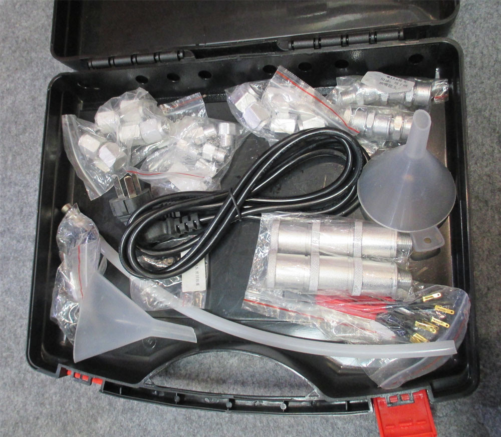 6 Injectors Fuel Injector Tester & Cleaner With Built - In Ultrasonic Bath