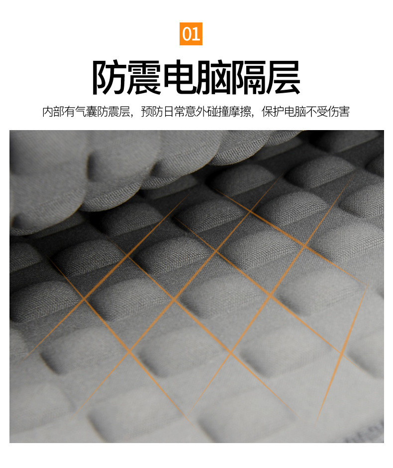 ANTI-SEISMIC COMPUTER BAG CROSS-BORDER HAND BILL SHOULDER BUSINESS NOTEBOOK BAG 14/15.6/17.3 INNER BAG BRIEFCASE