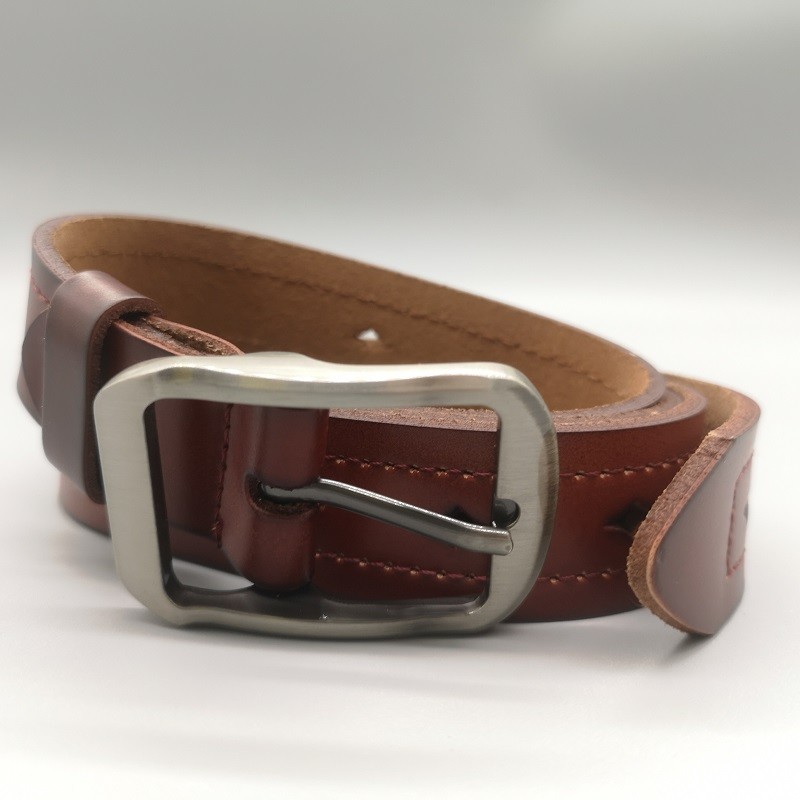 Stainless Steel Buckle Personalized Eagle Head Leather Belt