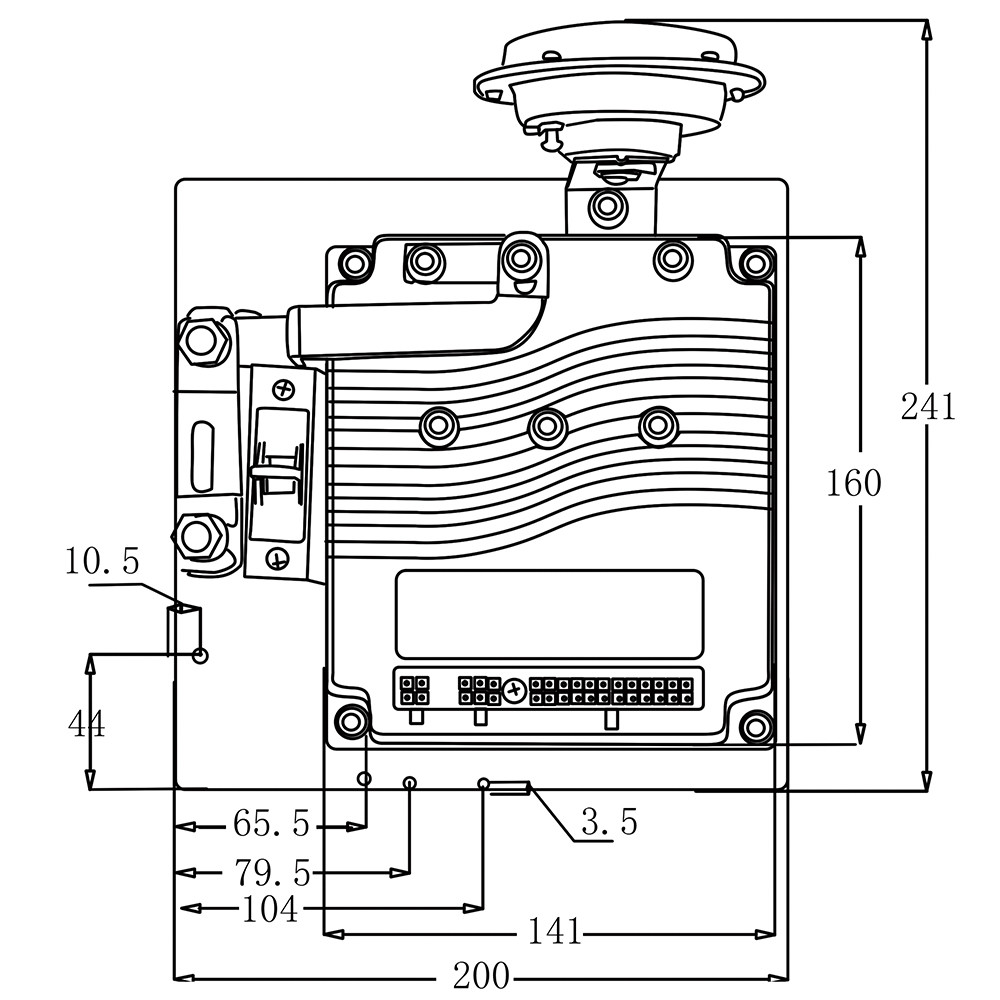 1232E-2321 10khz Permanent Magnet Curtis 24V Pwm Motor Controller