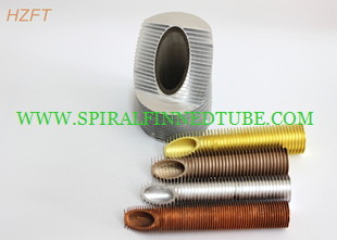 3.2mm Extruded Aluminum Fin Tube With Medium Height For Bending And Coiling
