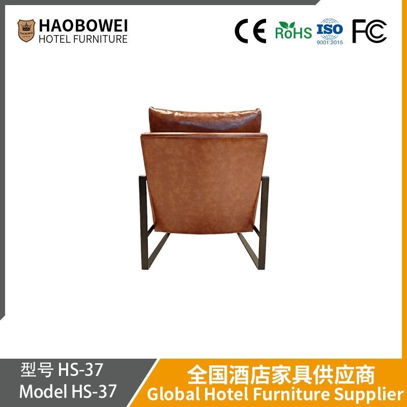 Foshan Furniture Single Leisure Sofa Chair, Nordic Solid Wood, Simple and Modern, Small-Sized Design Chair, Living Room Balcony Comfortable.