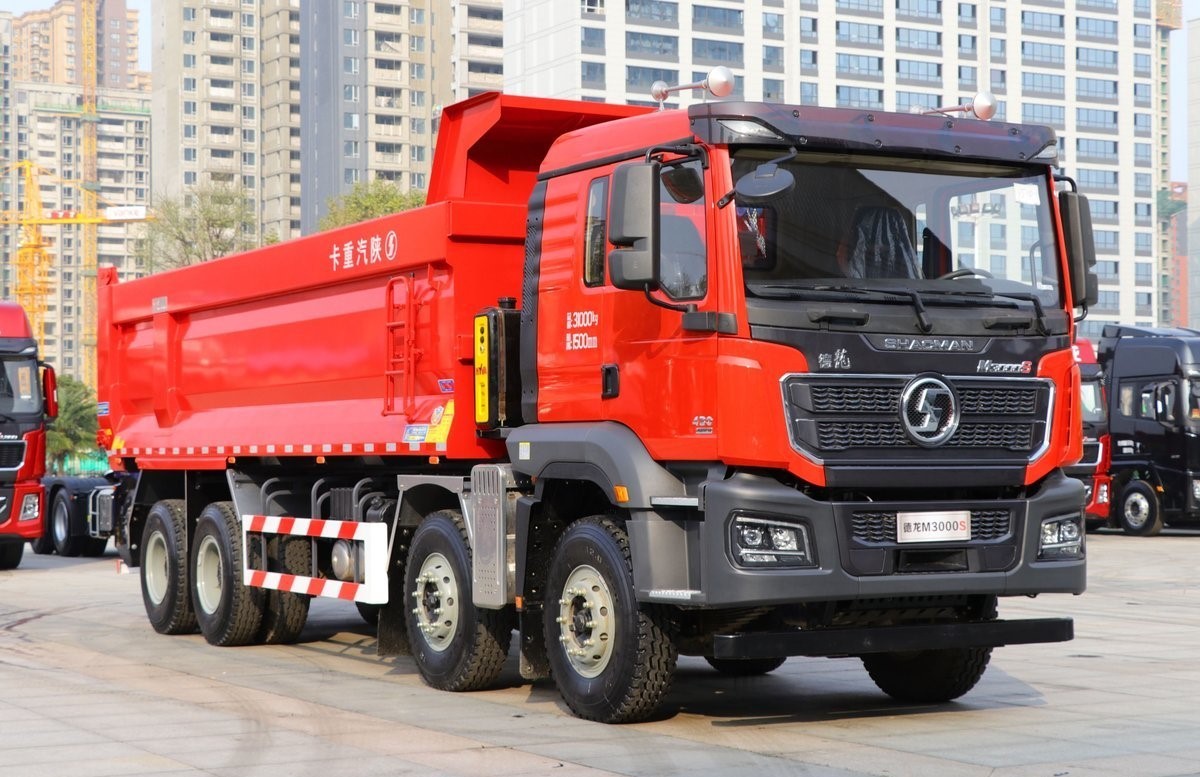 8X4 Heavy Used Shacman Dump Truck Left Right Drive Customize