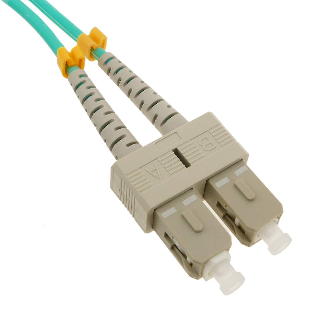 16ft CATV Simplex Fiber Optic Patch Cord SC UPC To FC UPC Single Mode LSZH 0