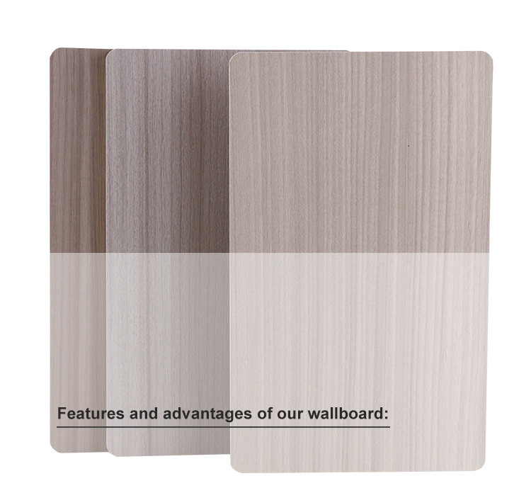 Waterproof And Moisture-Proof Bamboo Charcoal Fiber Board With Wood Grain