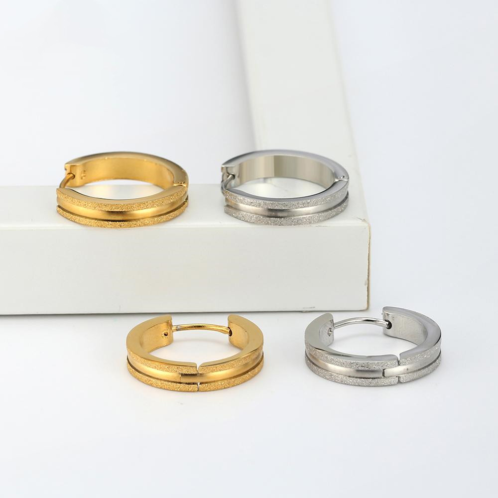 Large Hoop Earrings Designs Jewelry Stainless Steel Earrings 2018 Women