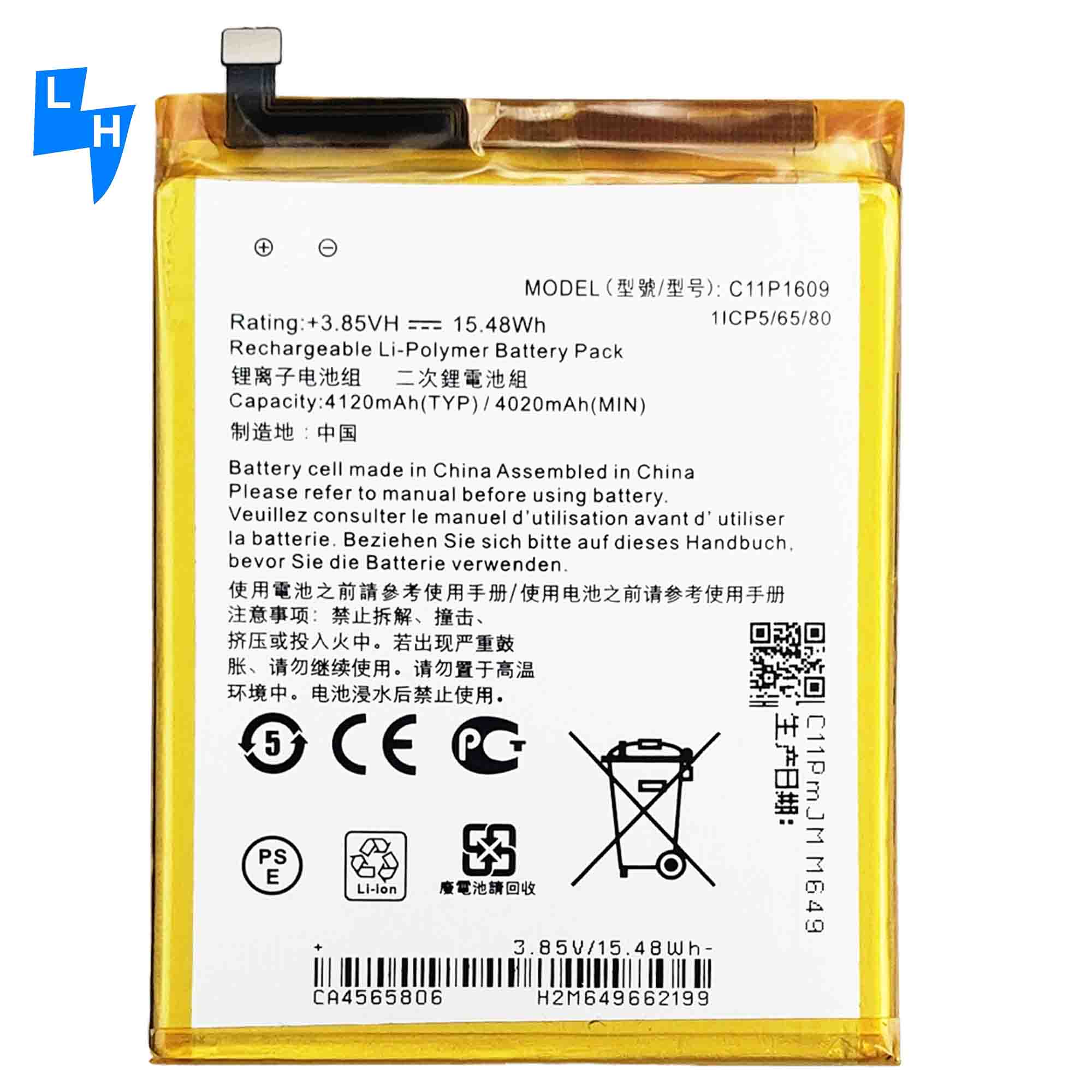 RECHARGABLE 4120mAh ZC553KL X00DDA Mobile Phone Battery for ASUS ZenFone 3 Max 5.5