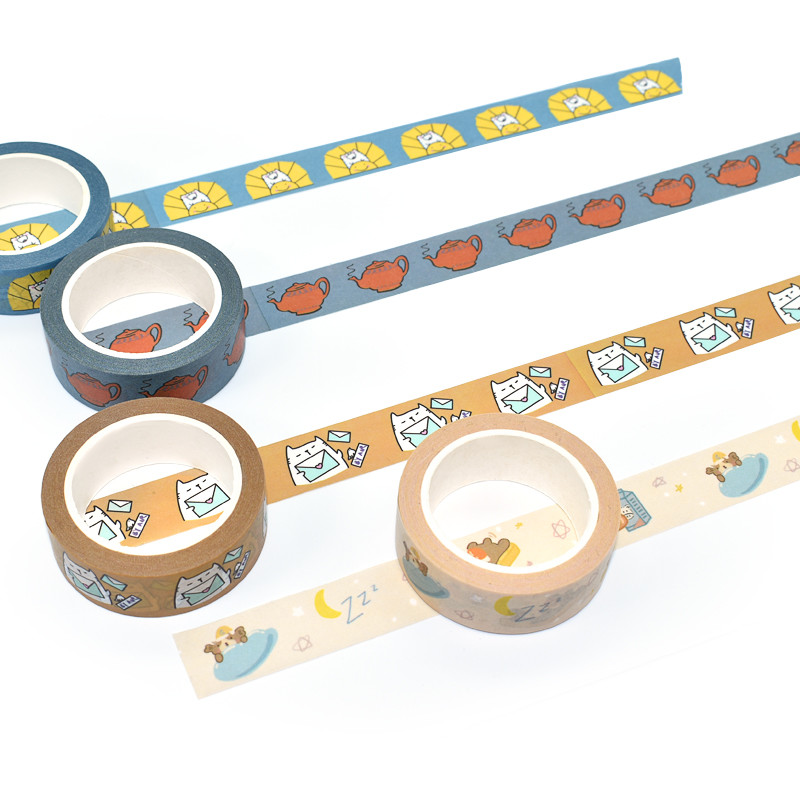 Washi Paper Masking Tape Washi Tape Custom Dispenser Printing Washi Masking Tape For Child