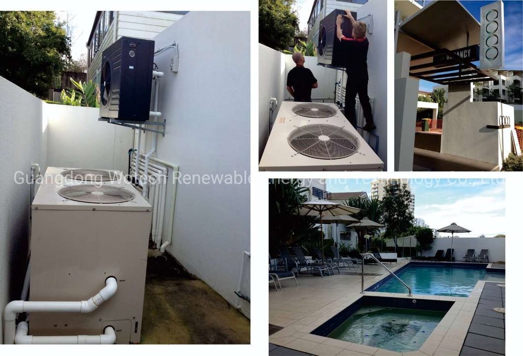 17kw R32 Residitial on/off Air to Water Swimming Pool Heat Pump with CE/CB Certificate