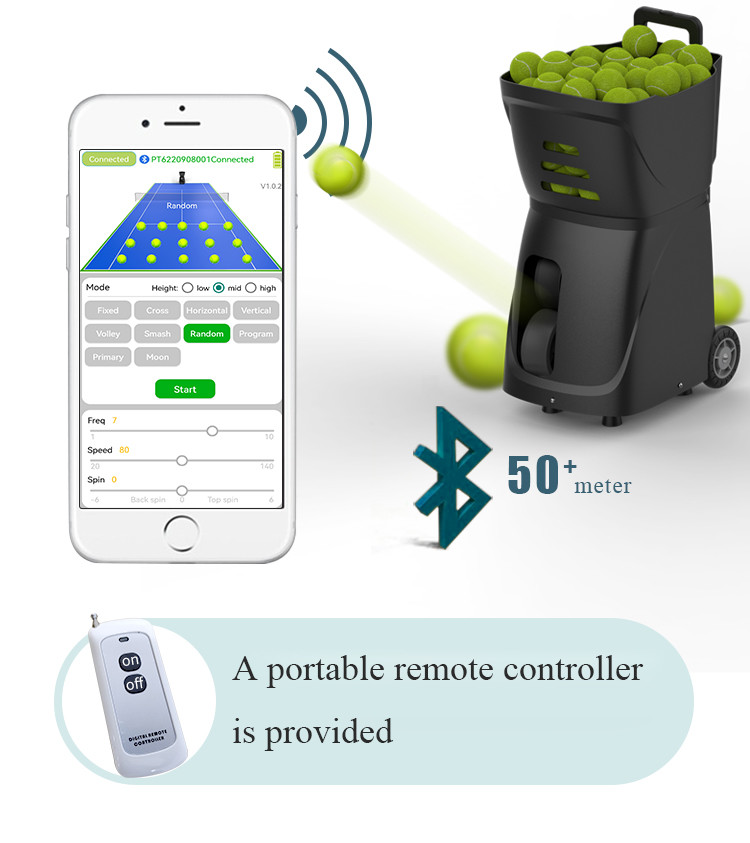 PT-Smart Tennis ball machine APP Control Padel