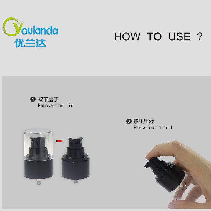 18/410 Lotion Pump with Outer Spring for Personal Care and Household Products
