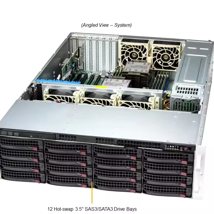 Network Cabinet 631E-E1CR16L Rack Net Work-631E-E1CR16L Mini Server RAID MCX4121A-ACAT