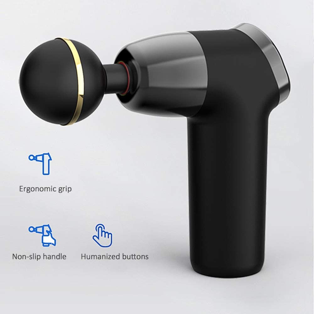 USB Type C Handheld Percussion Massage Gun 20 Speeds 3200rpm