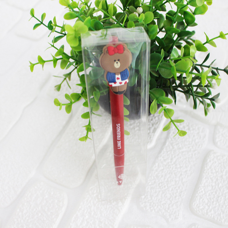 0.015kg Assorted Color Kawaii Cute Cartoon Image Stationery Click Presses Gel-Ink Pens