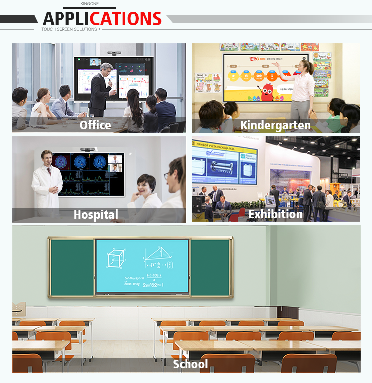 ODM 55 Inch LCD Touch Screen Smart Interactive Electronic Whiteboard