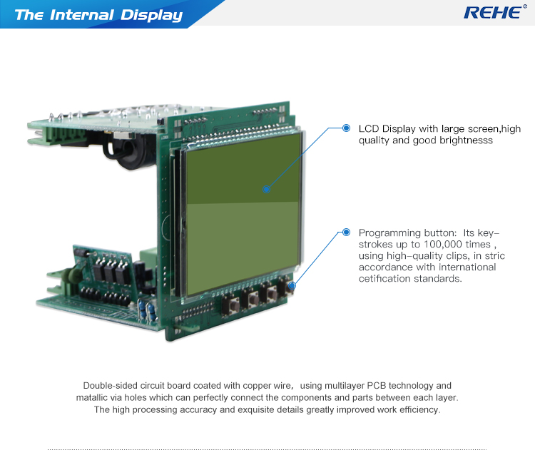 Display Simple Operation Intelligent 96*96mmThree Phase Multi-function Meter CN-3D3Y
