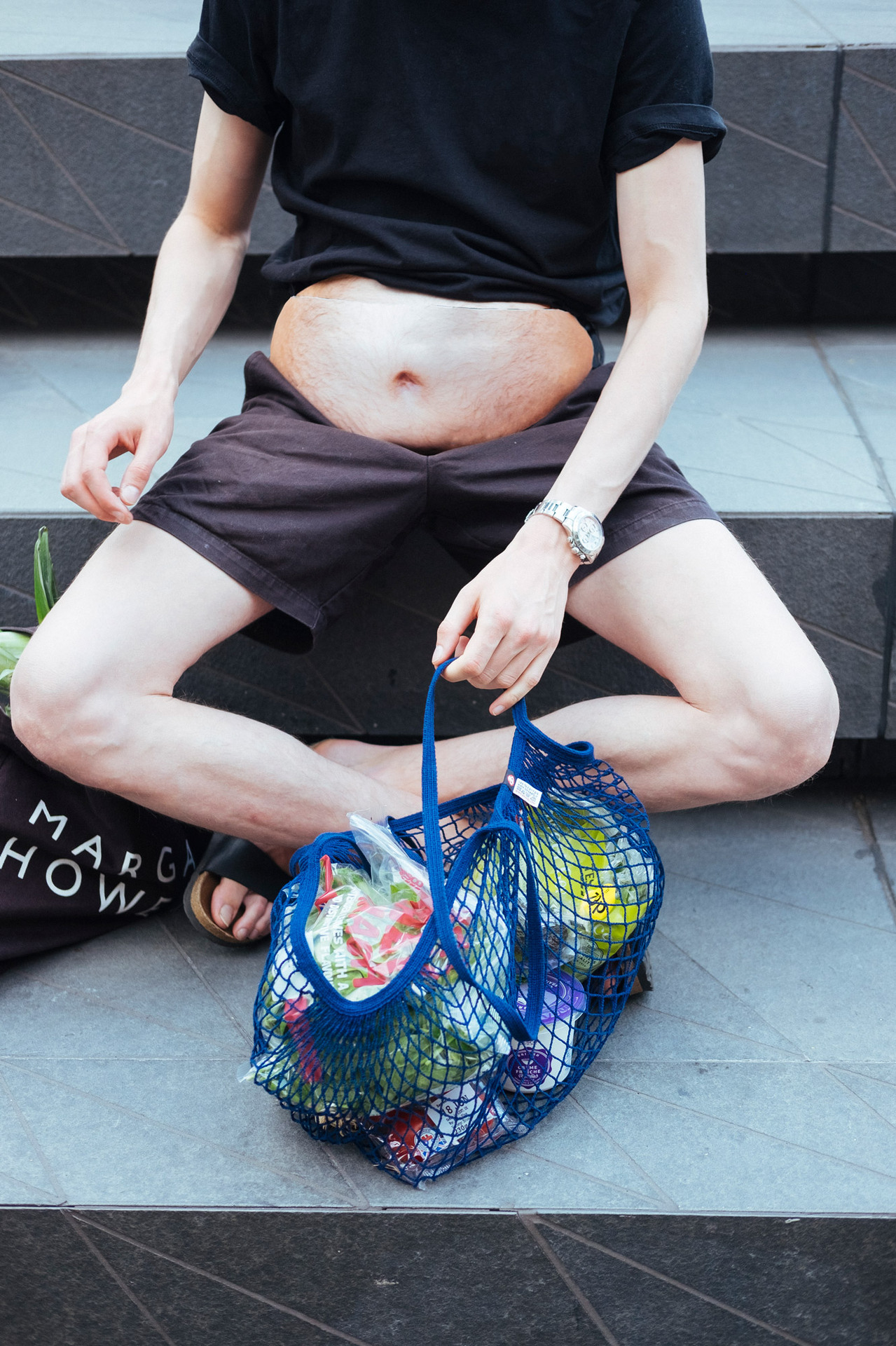 Customized Pattern Novelty Fun Men Women PU Dad Bag Dad Bod Waist Bags Beer Fat Hairy Belly Fanny Pack