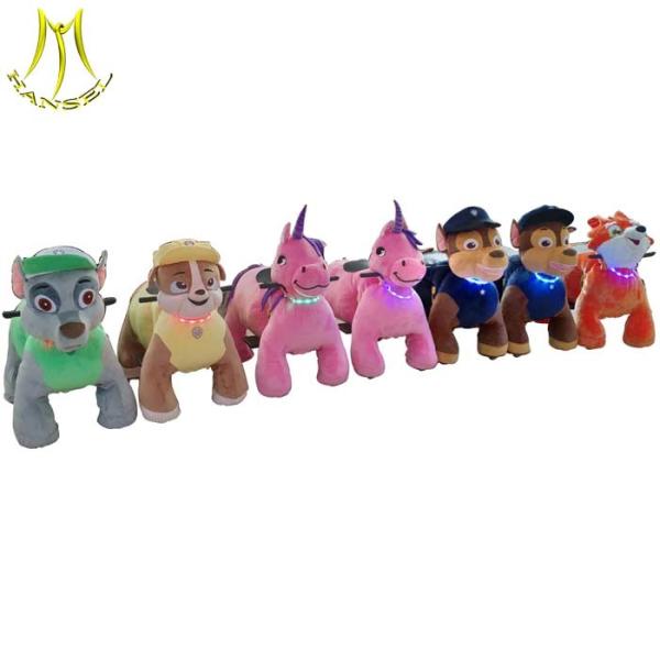 Hansel non coin plush adults animal horse scooter battery operated ride animals