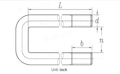 Qbh Standard &amp; Customized OEM ODM U Bolt Screw Nut Washer Plate Ship Boat Shipyard Pipe Support Marine Fastener