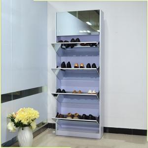 Buy cheap Large-Capacity Shoe Cabinet With Full-Length Mirror For Apartment product
