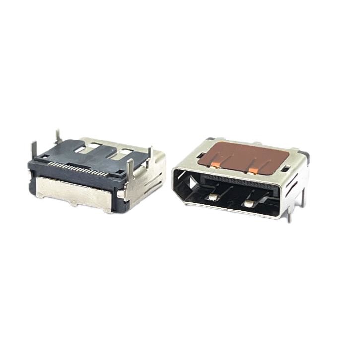 OEM Tin 80u" DP Socket Connector USB Jack SMT DIP Solder With PI Tape