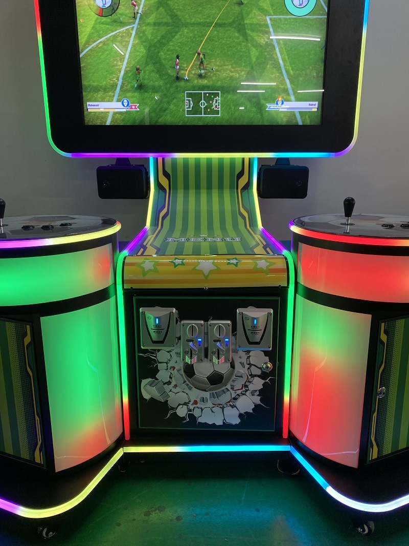 Indoor Amusement America Table Superstar Soccer Attractive Kids Electronic Football Arcade Game Machine