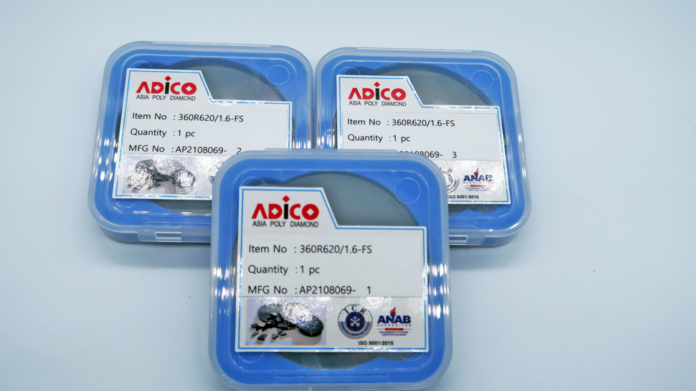 ADICO Single Package Polycrystalline Diamond Blanks With Large Stock