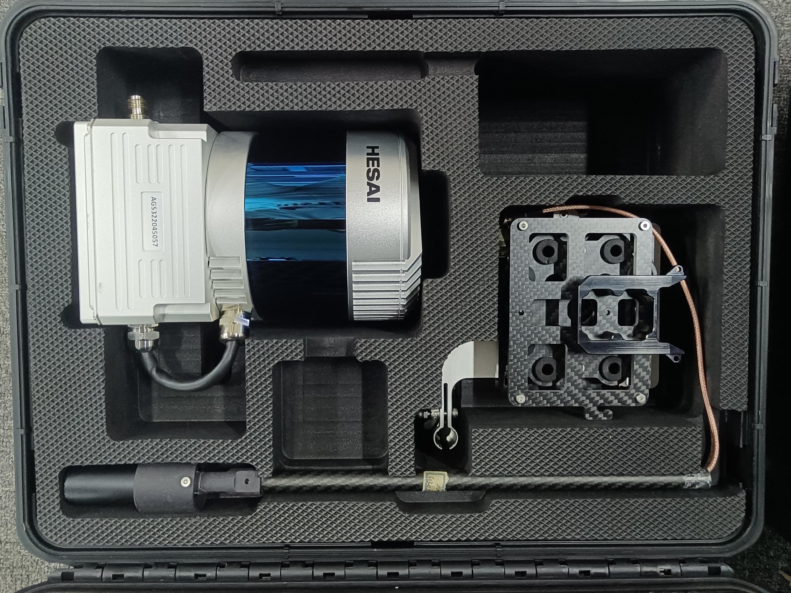 HESAI Pandar Laser Sensor 4.5km2 UAV Lidar Systems For 3D Scanning