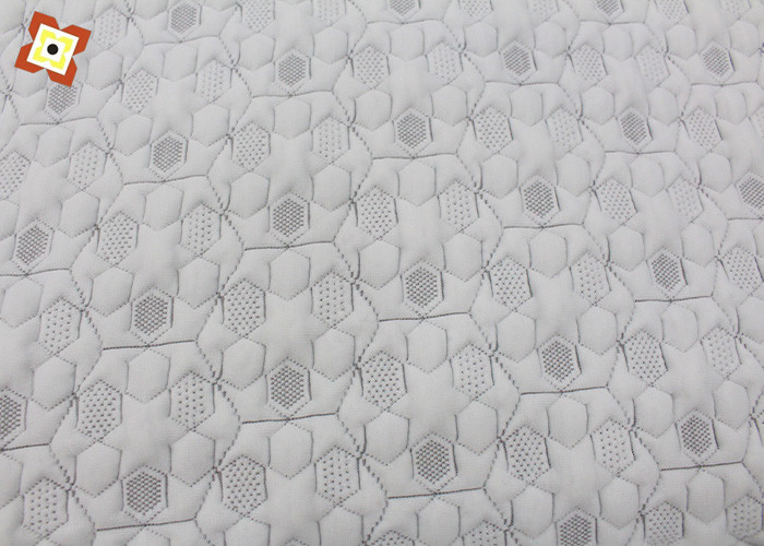 Air Layer Elastic Mattress Quilting Fabric Jacquard Grey Bamboo Fiber Mattress Pillow Fabric