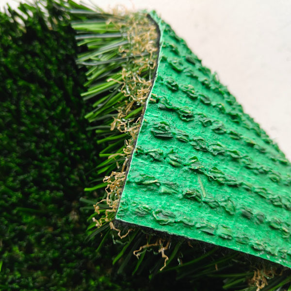 40mm Pile Height Green SBR Latex Backing 4 Colors Mixed Eco Friendly Leisure Artificial Grass