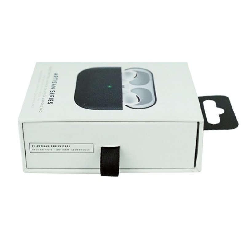 Custom Logo Wireless Earbuds Packaging Box Earphones Drawer Paper Boxes With Paper Inner