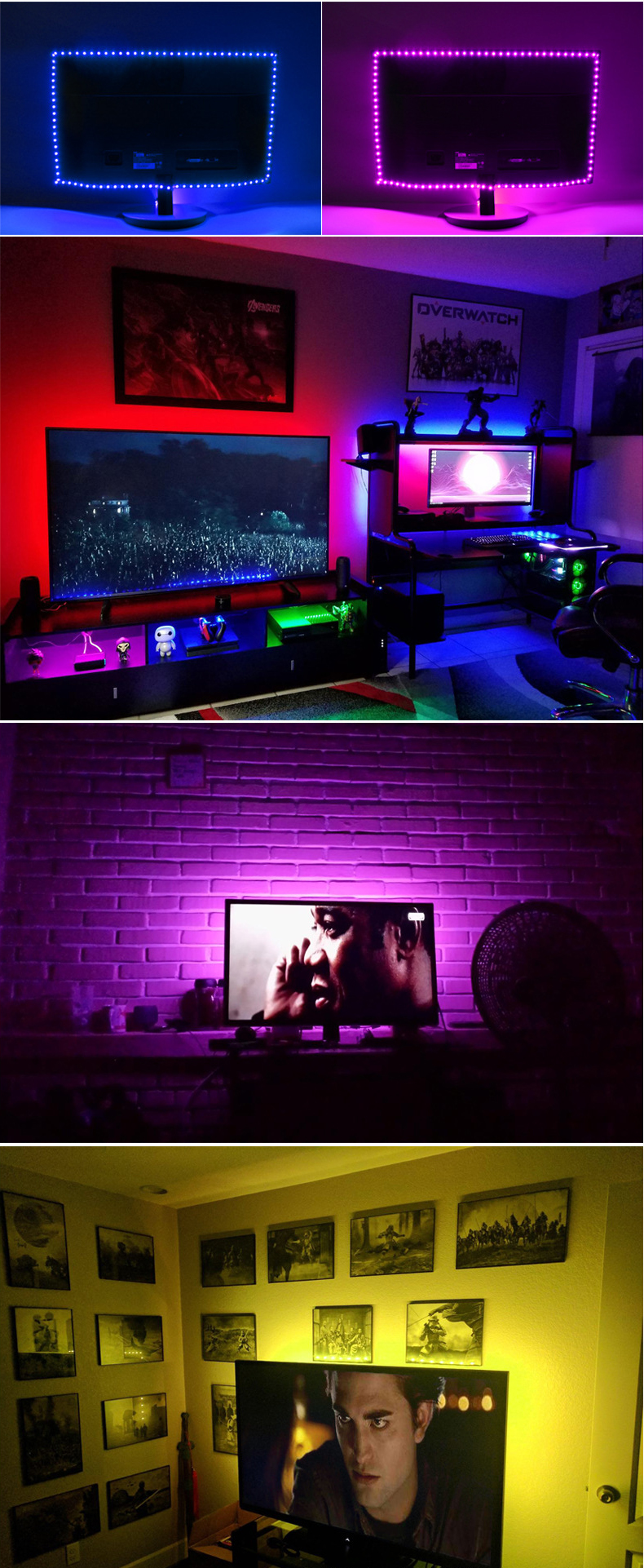 5050SMD IP68 Cool White Led Tape 5000mm Adhesive Back Led Strip Lights