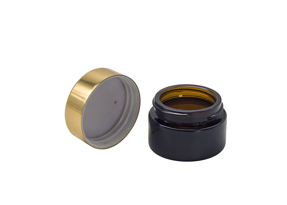 Srew On Lid Round 20ml Frosted Empty Cream Bottles