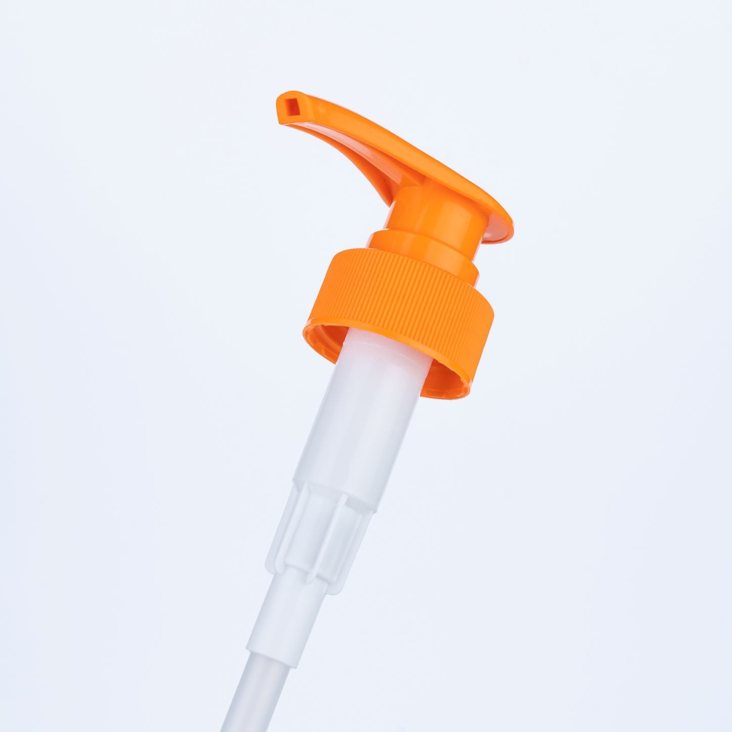 33/410 Orange Lotion Pump Head for Shower Gel Bottles and Shampoo Bottles for Bathing Skincare and Haircare