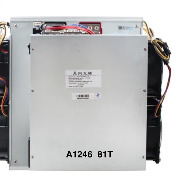 81th/S Avalon Miner A1246 Asic Blockchain Mining 3425W Power