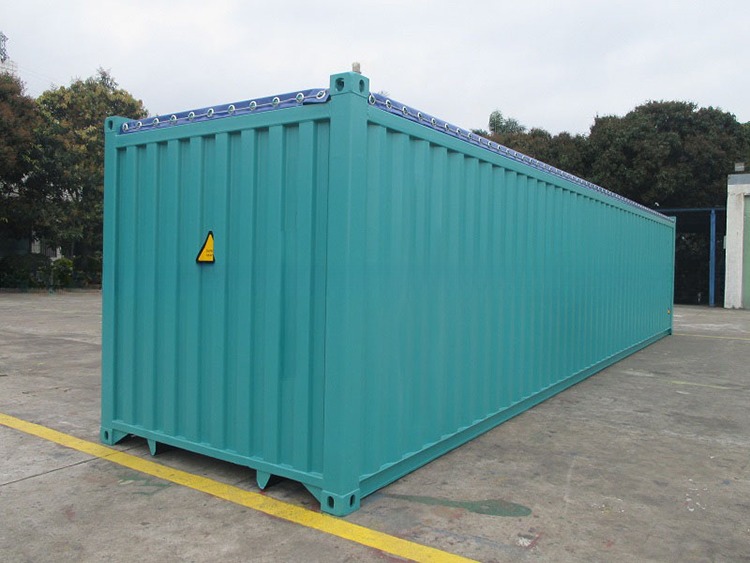 High Cube 45ft Hard Top Open Top Shipping Container Maximum Payload of 24980kg for Large-Scale Shipping