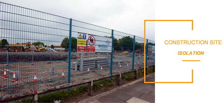 High Strength Q235 Galvanized Double Loop Fencing PVC Coated 868 Mesh Fencing