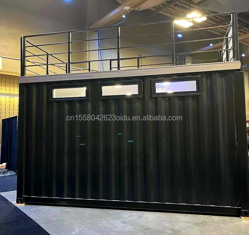 Modern Design Customized Color Steel Fabricated Fast Install Prefab Modular Homes on Wheels for Mobile Camping Trailer