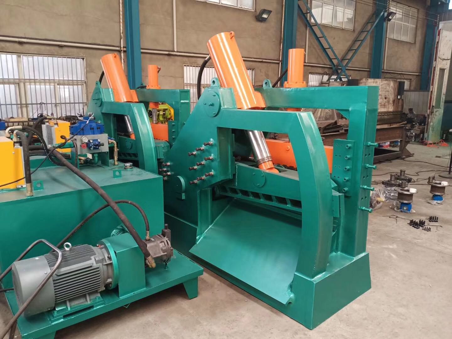 Steel Shearing Machine Waste Scrap Sheet Shears\Q43 Series Crocodile Hydraulic Steel Shearing Machine\Alligator
