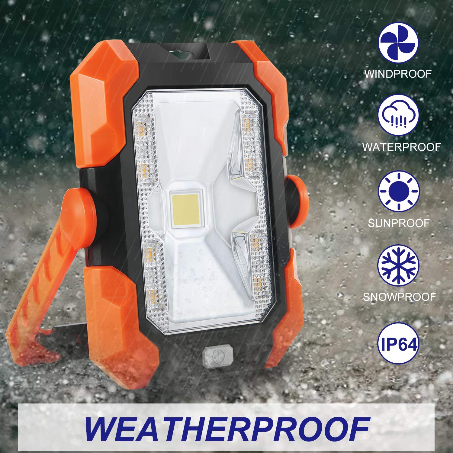 LED Solar Portable Work Light